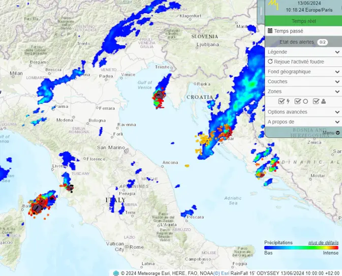 Visuel Meteorage Observation