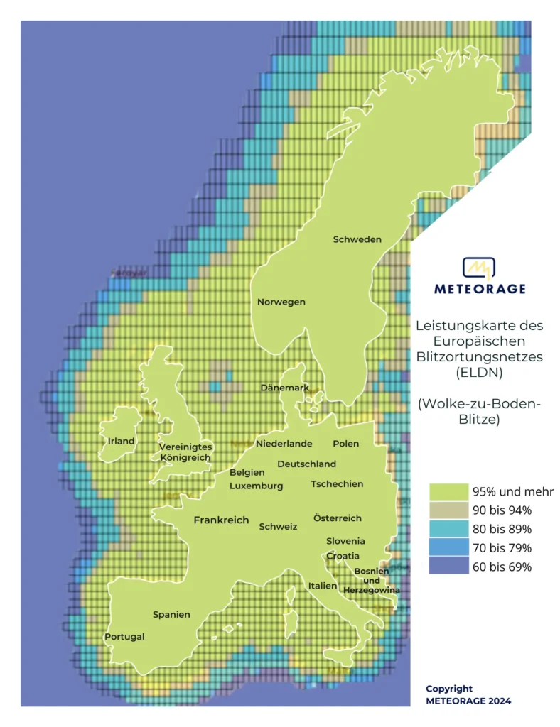 Europäisches Blitzortungsnetzwerk (ELDN)