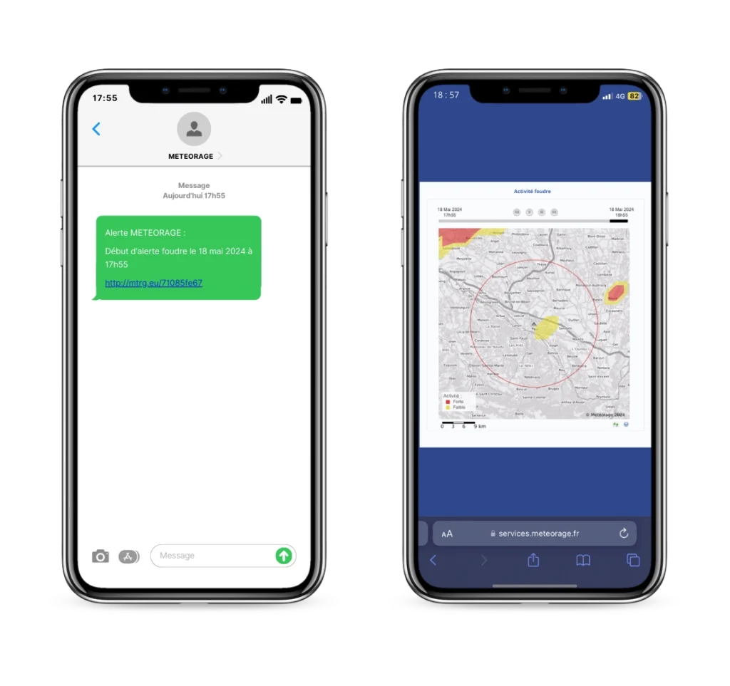 Alerte événementielle par METEORAGE